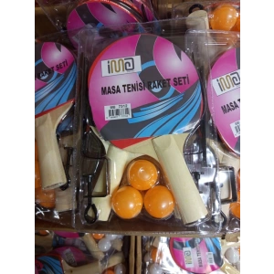 Masa Tenisi Raket Seti Fileli İMA-7312