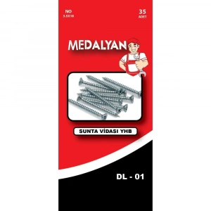 DL-01 3.5X18 SUNTA VİDASI (MEDALYAN SET)  PK:24