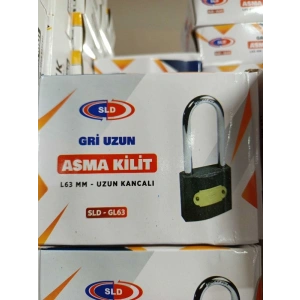 63MM Gri Uzun Asma Kilit SLD-GL63