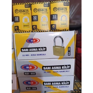 SOLİD SLD-S32 32MM SARI ASMA KİLİT