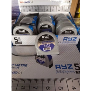 Ayz Şerit Metre Gri 5*19