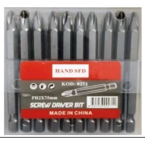 Bits Yıldız Uç PH2*75mm (10 Adet)