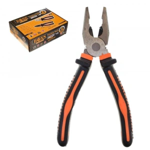 BOSS-85626 PENSE KIRMIZI İZOLE 180MM GÜMÜŞ OKSİT PK:6 AD