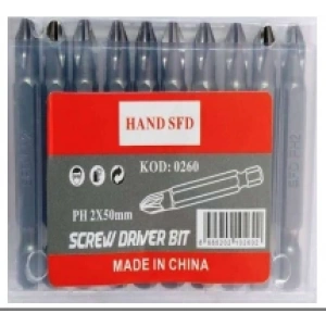 Bits Yıldız Uç PH2*50mm (10 Adet)