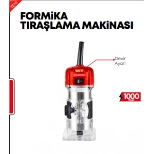 STR-1917 FORMİKA TIRAŞLAMA MAKİNASI 800WATT 1 KOLİ:10