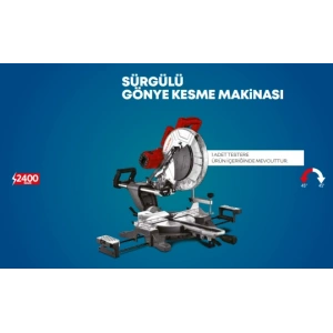 STR-1903 SÜRGÜLÜ GÖNYE KESME MAKİNASI 305MM-2200W 1 K