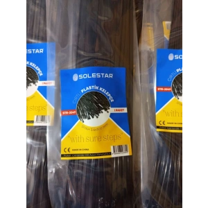 3,60X300MM Cırt Kelepçe Siyah Plastik STR-2049