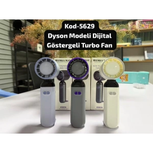 Dijital Göstergeli Mini Turbo Fan 5629