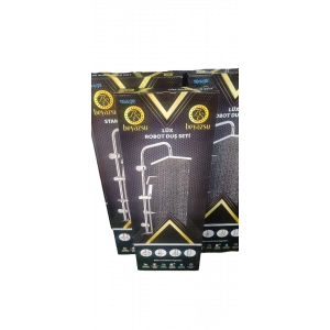 Robot Krom Duş Seti Kare