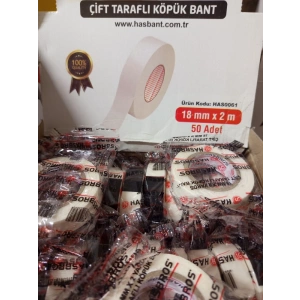 BANT 18MMx2 ÇİFT TARAFLI KÖPÜK