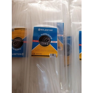 4,80x300MM Cırt Kelepçe Beyaz Plastik STR-2057