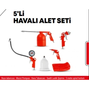 Boya Ve Hava Tabanca Seti 5 PCS STR-1012