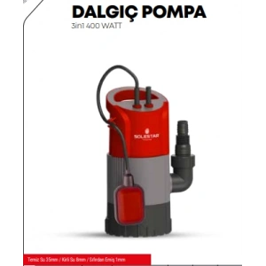 Dalgıç Pompası 3IN1 400W STR-1786