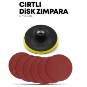 CIRTLI ZIMPARA (6 YEDEKLİ) 115 MM 40P KUM STR-1412