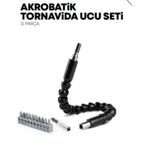 Akrobat Tornavida Ucu Seti 12 Parça STR-1583