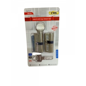 YMK-B68HBG 68MM HİBRİT ÇELİK KAPI SİLİNDİR SETİ