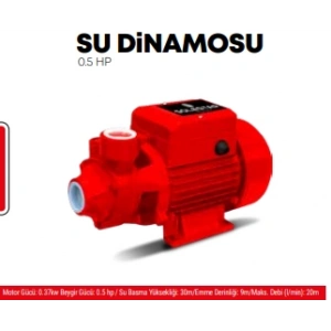 Su Dinamosu 0,5 HP STR-1641