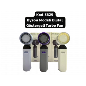 Dijital Göstergeli Mini Turbo Fan 5629