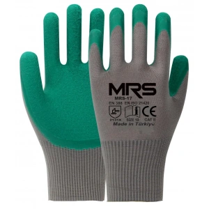 Gri - Yeşil Camcı Eldiveni Yeşil mrs-17 (Paket 12 Adet)