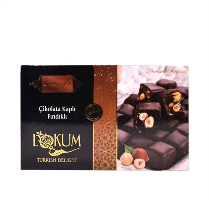 300 gr Çikolata Kaplı Fındıklı Lokum