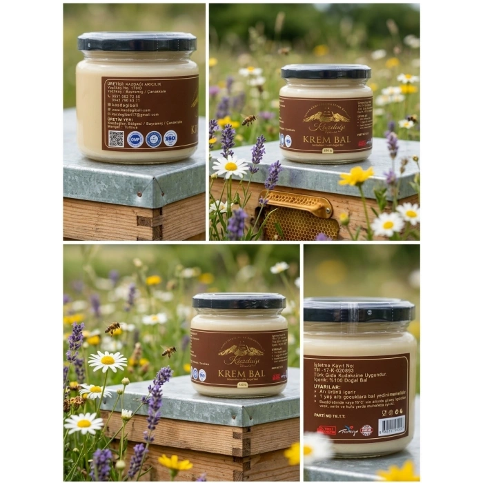 Krem Bal 430g (Sürülebilir %100 Doğal Bal)