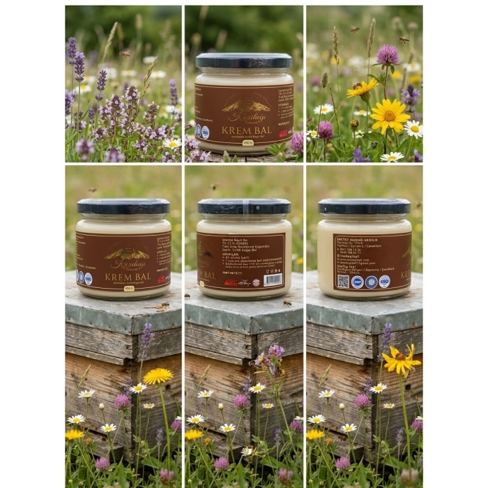 Krem Bal 430g (Sürülebilir %100 Doğal Bal)