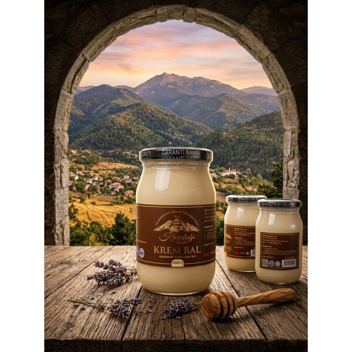 Krem Bal 500g (Sürülebilir %100 Doğal Bal)