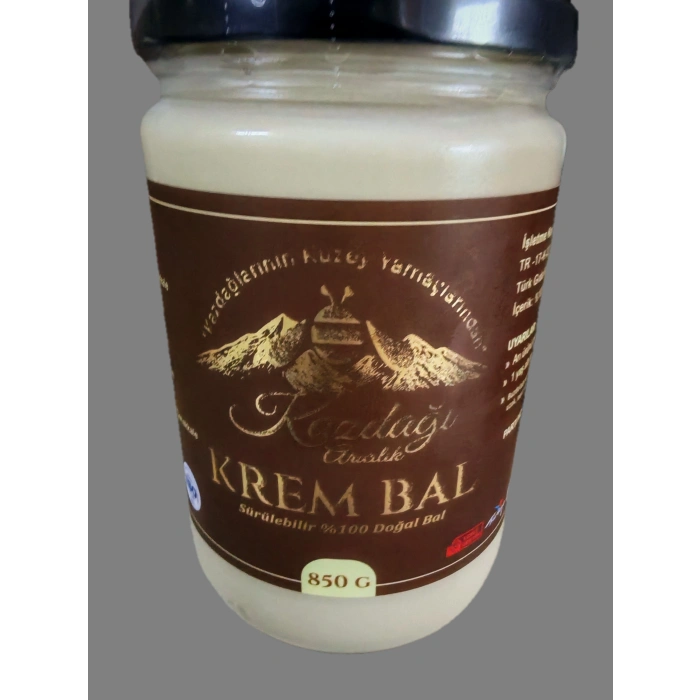 Krem Bal 850g (Sürülebilir %100 Doğal Bal)