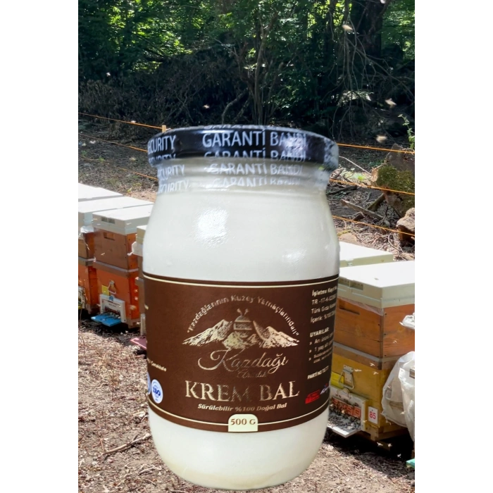 Krem Bal 500g (Sürülebilir %100 Doğal Bal)