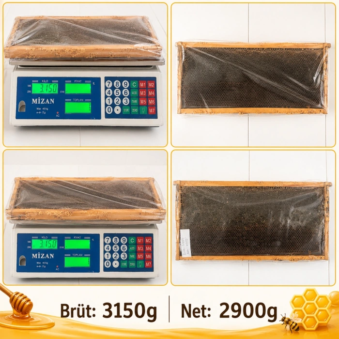 Çıtalı Çiçek Petek Bal Net 2900g