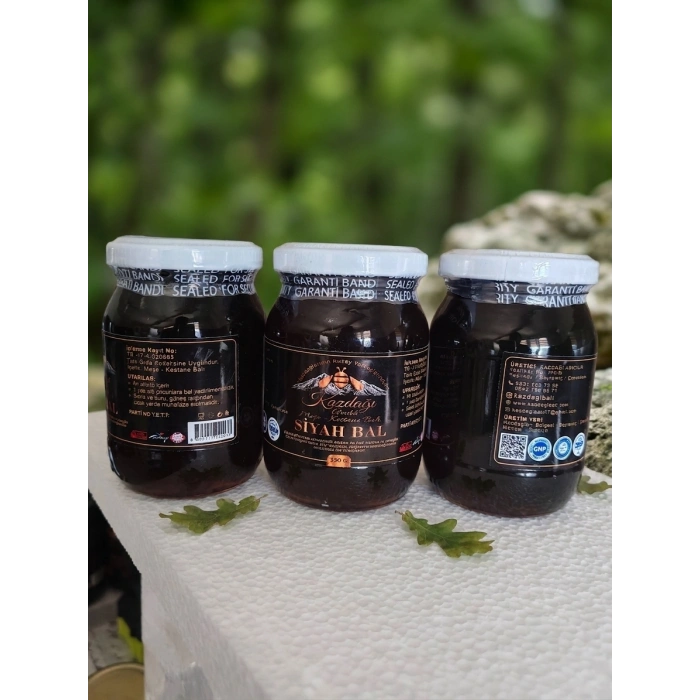 SİYAH BAL( Kazdağları Meşe-Kestane Balı ) 250g