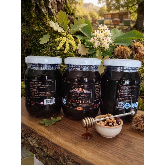 SİYAH BAL( Kazdağları Meşe-Kestane Balı ) 250g