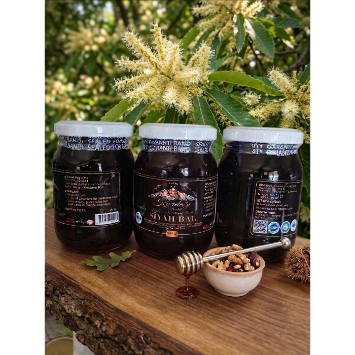 SİYAH BAL( Kazdağları Meşe-Kestane Balı ) 250g