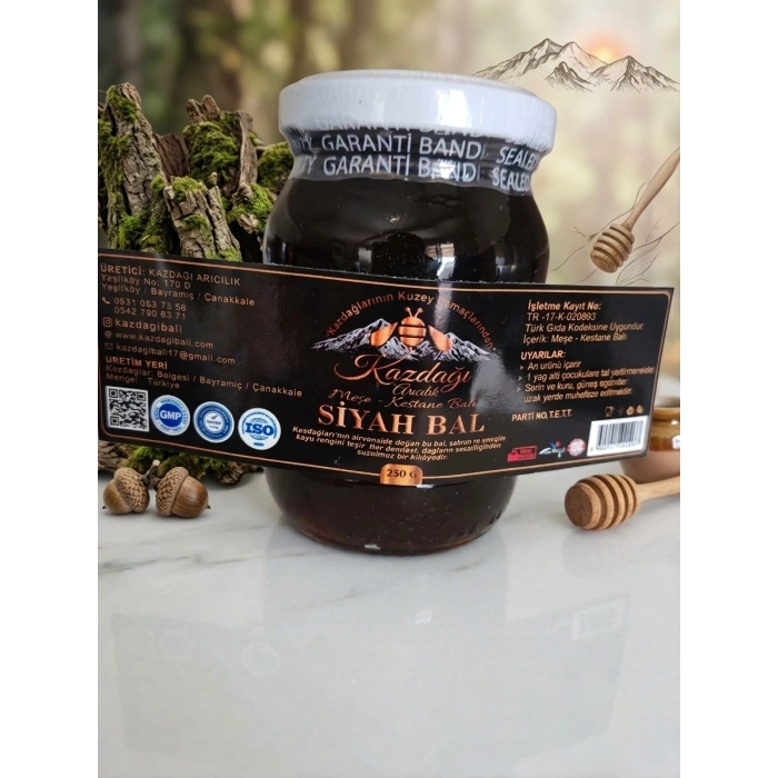 SİYAH BAL( Kazdağları Meşe-Kestane Balı ) 250g