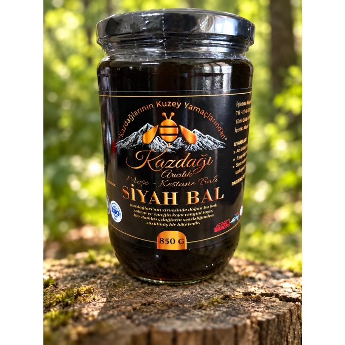 SİYAH BAL( Kazdağları Meşe-Kestane Balı ) 850gr