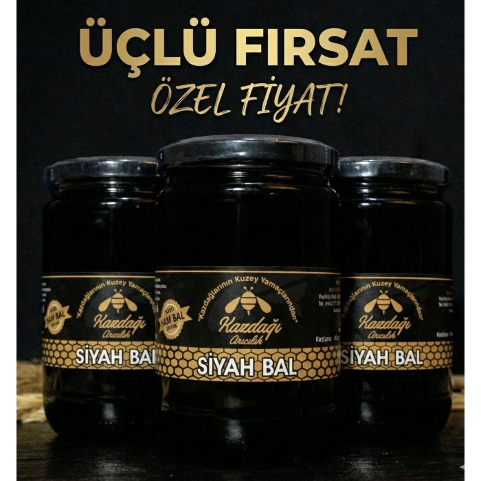 ÜÇLÜ SİYAH BAL FIRSATI