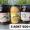 Bal Paketim 3 (3x500gr Çiçek & Çam & Krem Bal)
