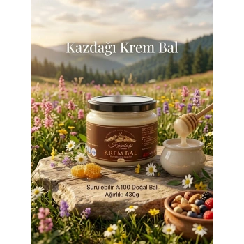 Krem Bal 430g (Sürülebilir %100 Doğal Bal)