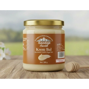 Krem Bal 500g (Sürülebilir %100 Doğal Bal)