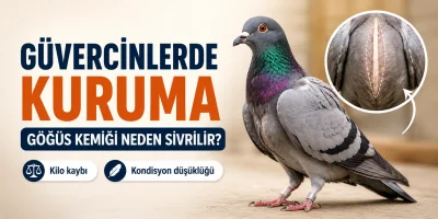 Güvercinlerde Kuruma ve Göğüs Kemiği Sivrilmesi Neden Olur?
