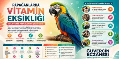 Papağanlarda Vitamin Eksikliği: Belirtileri, Nedenleri ve Yapılması Gerekenler