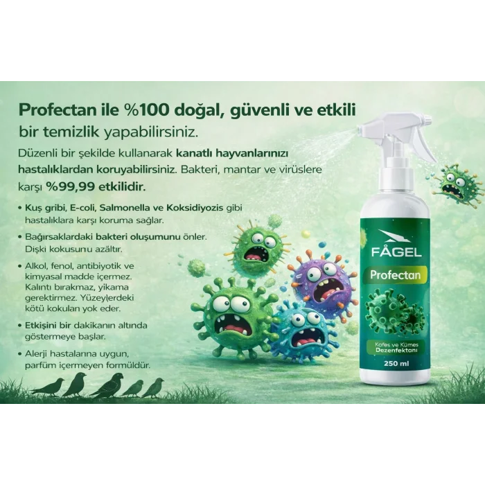 Profectan 250 ml Kafes ve Kümes Dezenfektanı