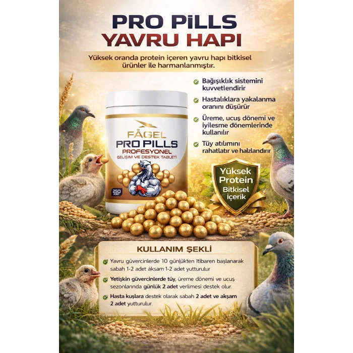 Pro Pills Yavru Hapı 250 adet