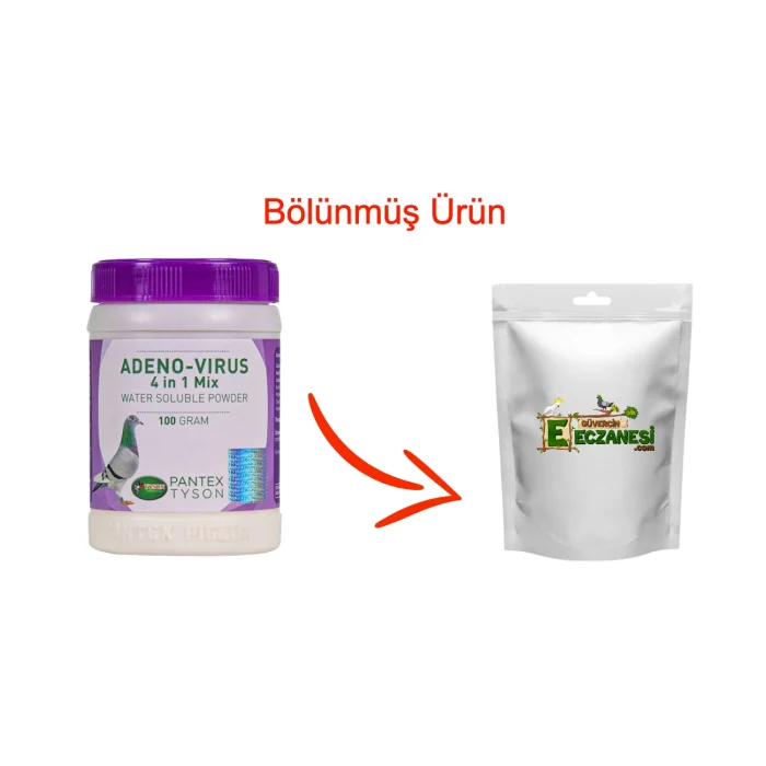 Adeno Virus 4 in 1 mix 50 gr bölünmüş
