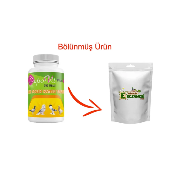 Arı Poleni ve Bira Mayası 100 adet bölünmüş