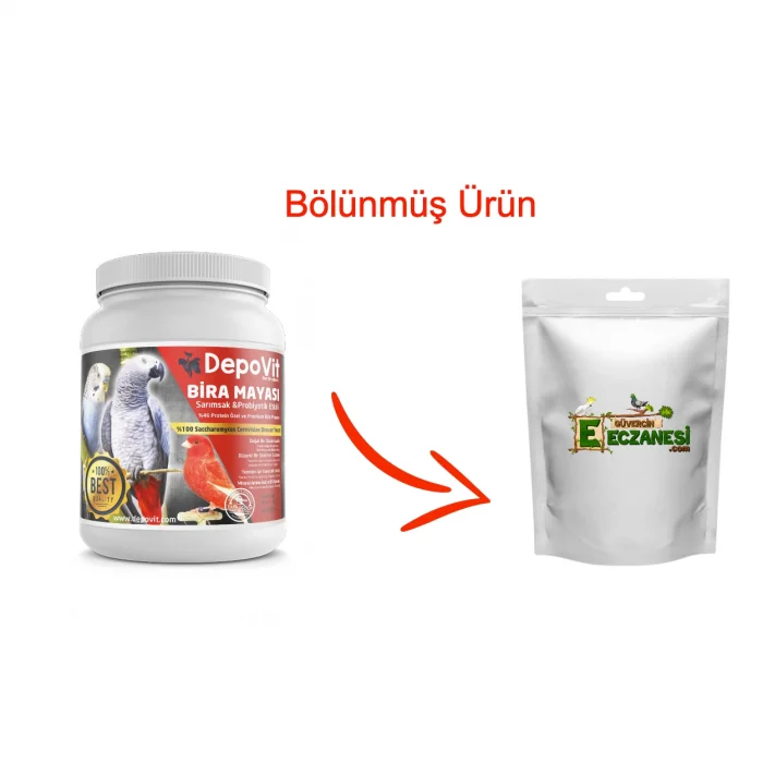 Bira Mayası Tozu Egzotik Kuşlara Özel 100 gr bölünmüş