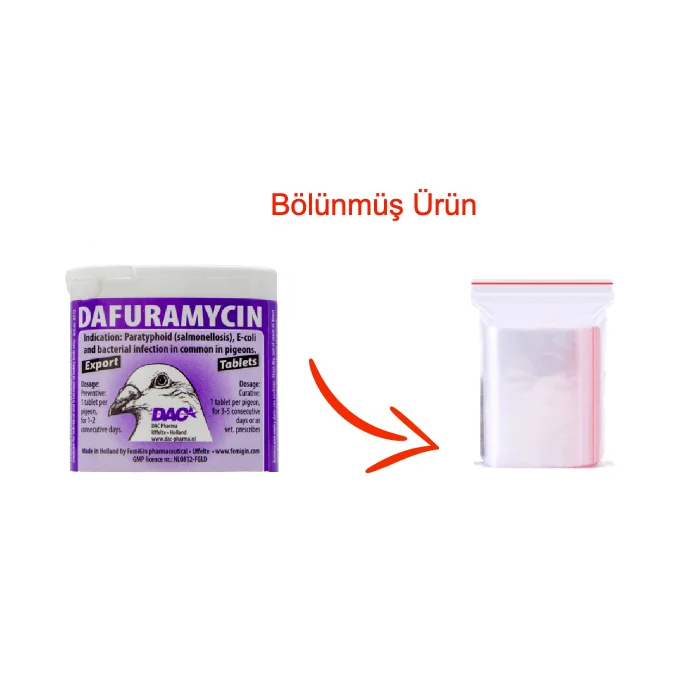 Dafuramycin Tablet 10 adet bölünmüş