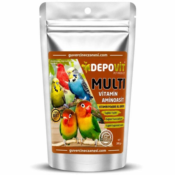 Depovit Egzotik Kuşlara Özel Multi Vitamin 100 gr bölünmüş