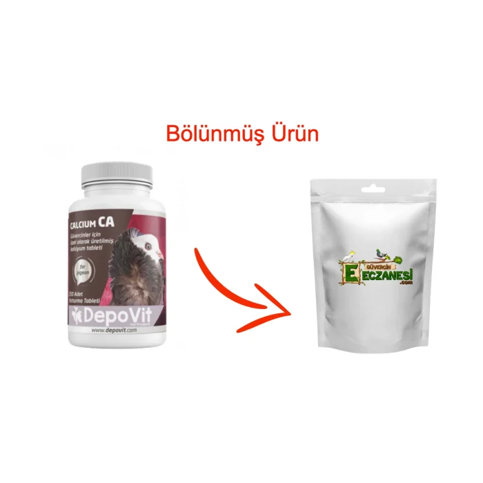 Kalsiyum Tableti 100 adet bölünmüş