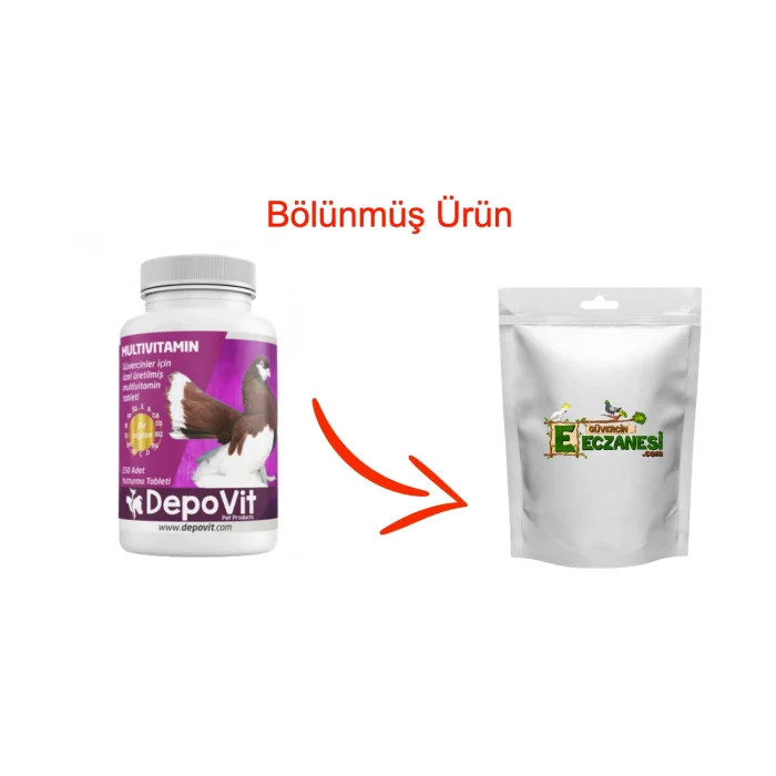 Multivitamin Tableti 100 adet bölünmüş